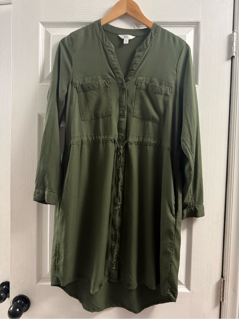 Time And True Army Green Dress